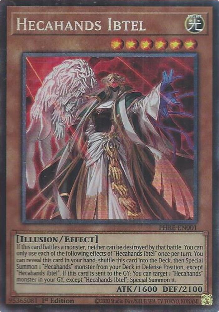 Hecahands Ibtel (CR) PHRE-EN001 card from Phantom Revenge