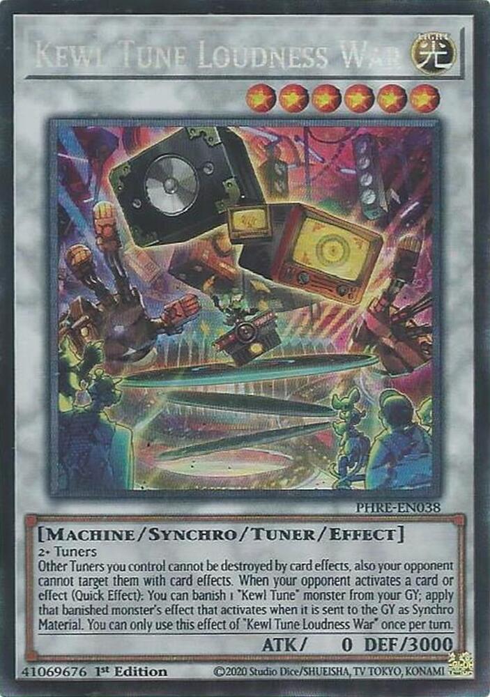 Kewl Tune Loudness War (CR) PHRE-EN038 card from Phantom Revenge