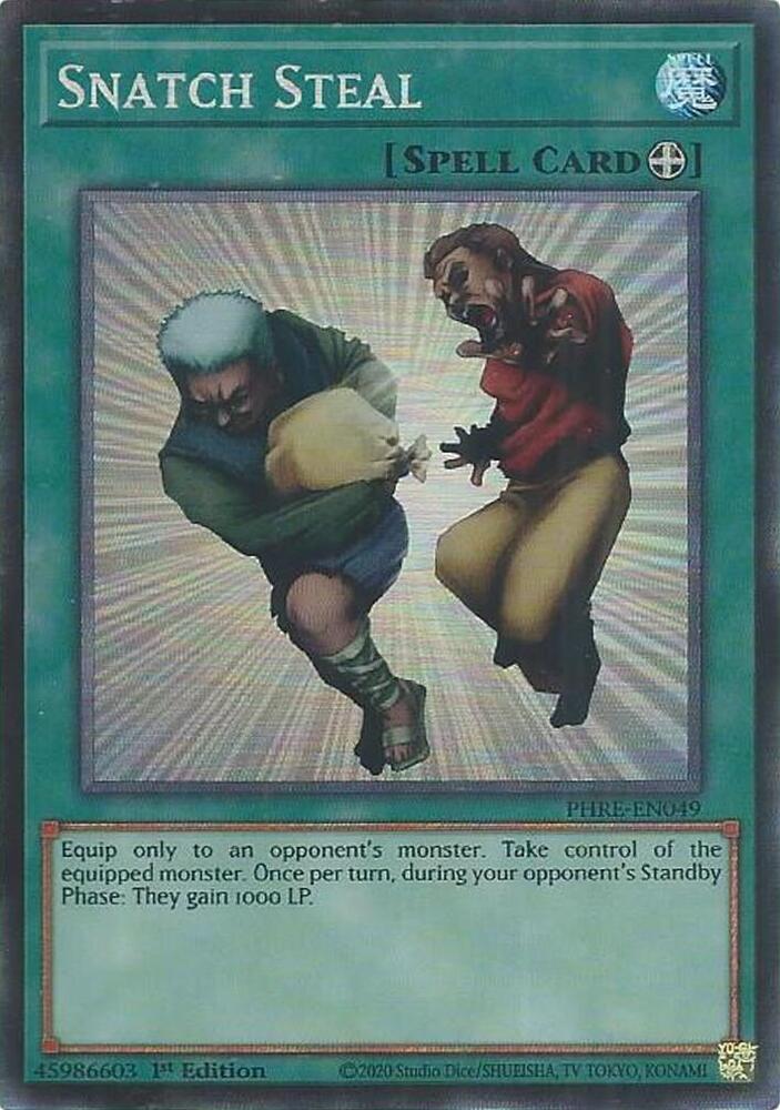 Snatch Steal (CR) PHRE-EN049 card from Phantom Revenge