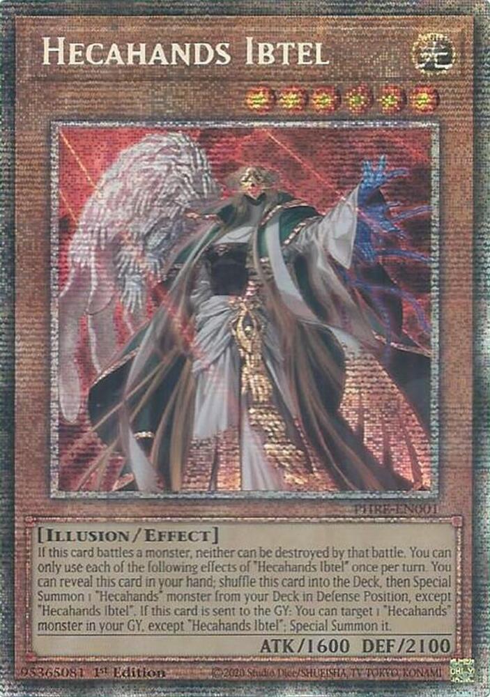 Hecahands Ibtel (Starlight Rare) PHRE-EN001 card from Phantom Revenge