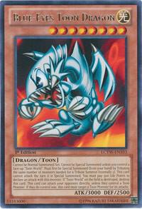 Blue-Eyes Toon Dragon LCYW-EN103 card from Legendary Collection 3: Yugi's World