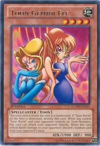 Toon Gemini Elf LCYW-EN107 card from Legendary Collection 3: Yugi's World