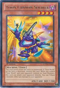 Toon Cannon Soldier LCYW-EN109 card from Legendary Collection 3: Yugi's World