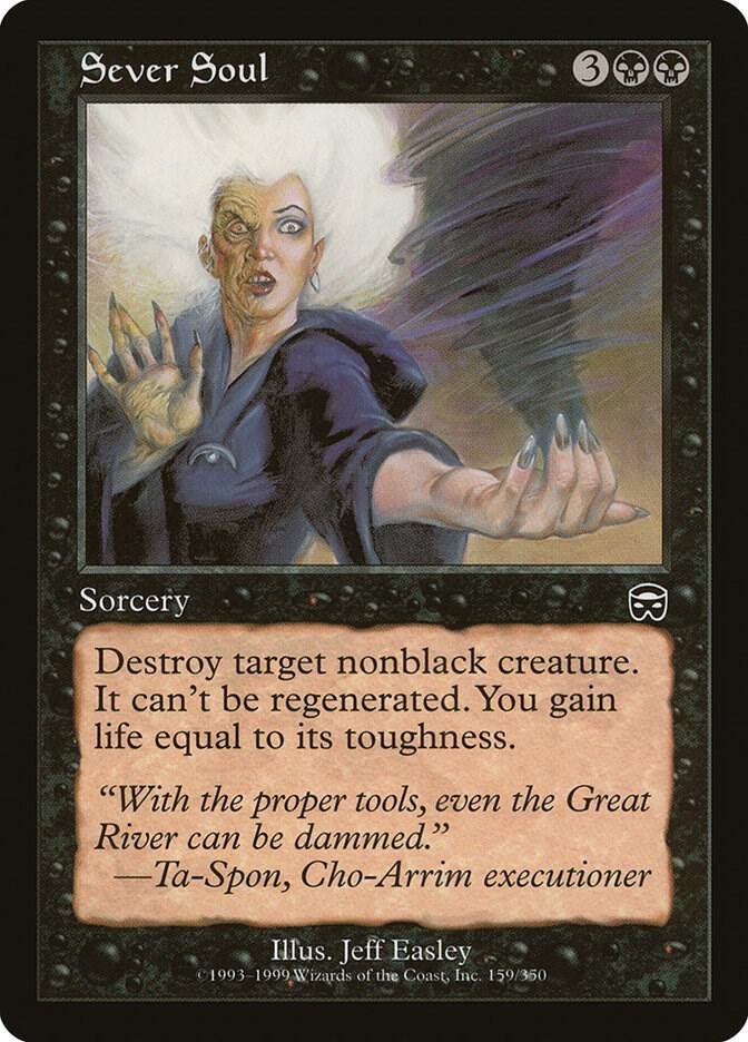 Sever Soul 159 card from Mercadian Masques