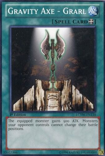 Gravity Axe - Grarl LCYW-EN138 card from Legendary Collection 3: Yugi's World