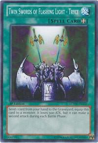 Twin Swords of Flashing Light - Tryce LCYW-EN141 card from Legendary Collection 3: Yugi's World