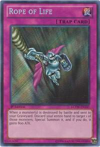Rope of Life LCYW-EN147 card from Legendary Collection 3: Yugi's World