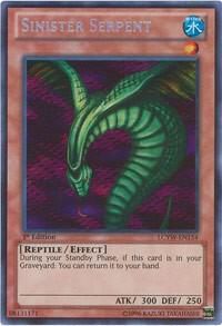 Sinister Serpent LCYW-EN154 card from Legendary Collection 3: Yugi's World