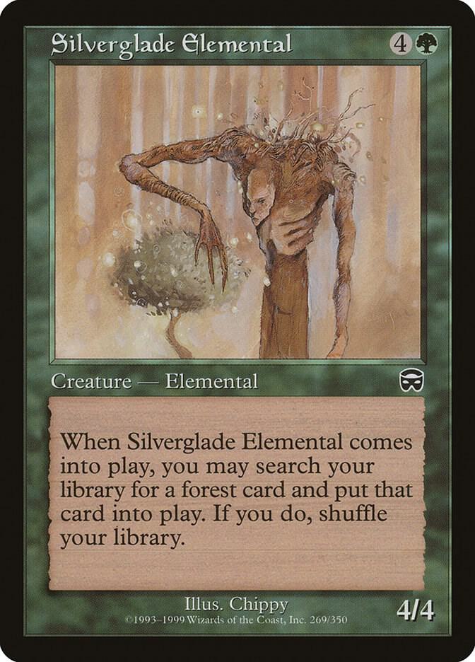 Silverglade Elemental 269 card from Mercadian Masques