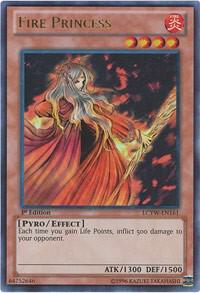Fire Princess LCYW-EN161 card from Legendary Collection 3: Yugi's World