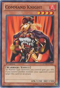 Command Knight LCYW-EN162 card from Legendary Collection 3: Yugi's World