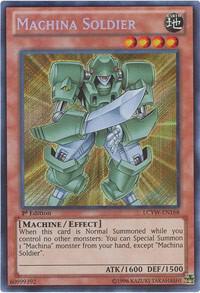 Machina Soldier LCYW-EN168 card from Legendary Collection 3: Yugi's World