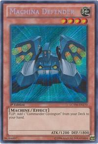 Machina Defender LCYW-EN170 card from Legendary Collection 3: Yugi's World