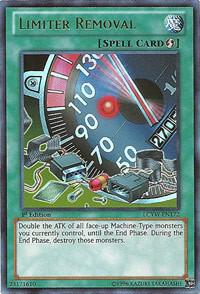 Limiter Removal LCYW-EN172 card from Legendary Collection 3: Yugi's World