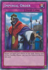 Imperial Order LCYW-EN178 card from Legendary Collection 3: Yugi's World