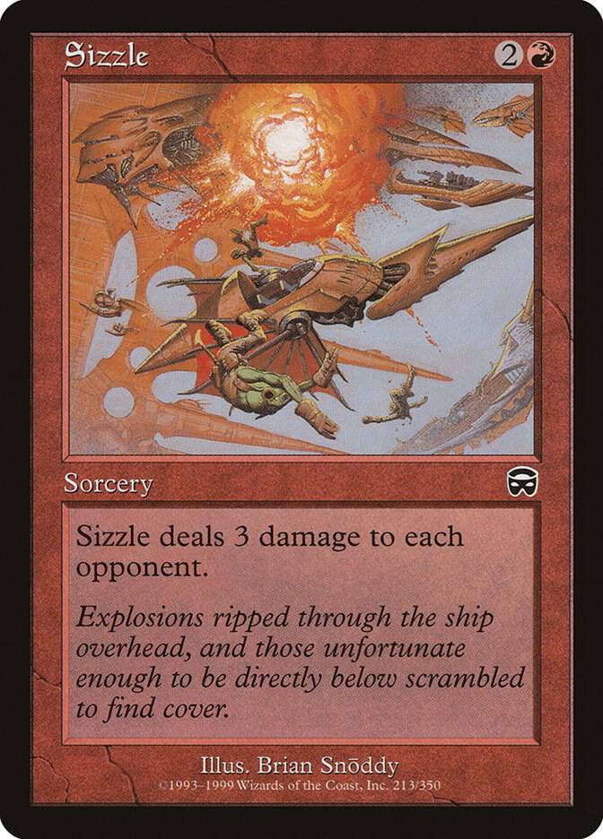 Sizzle 213 card from Mercadian Masques