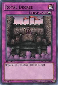 Royal Decree LCYW-EN182 card from Legendary Collection 3: Yugi's World