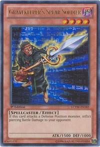 Gravekeeper's Spear Soldier LCYW-EN185 card from Legendary Collection 3: Yugi's World