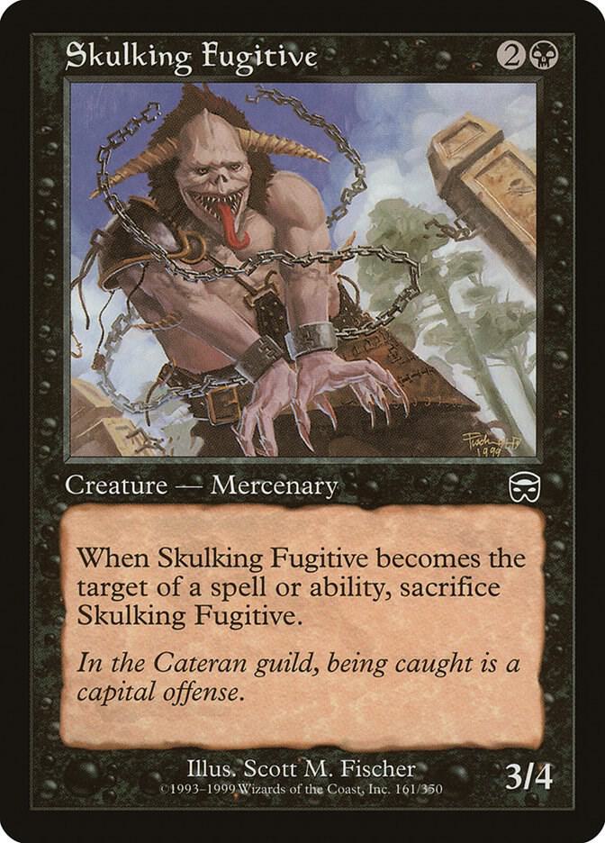 Skulking Fugitive 161 card from Mercadian Masques