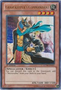 Gravekeeper's Commandant LCYW-EN191 card from Legendary Collection 3: Yugi's World
