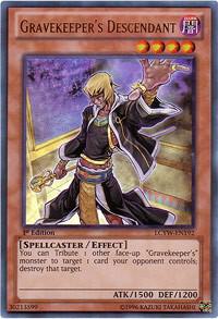 Gravekeeper's Descendant LCYW-EN192 card from Legendary Collection 3: Yugi's World