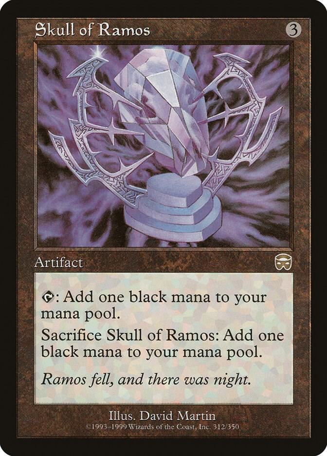 Skull of Ramos 312 card from Mercadian Masques