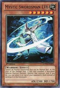 Mystic Swordsman LV6 LCYW-EN202 card from Legendary Collection 3: Yugi's World