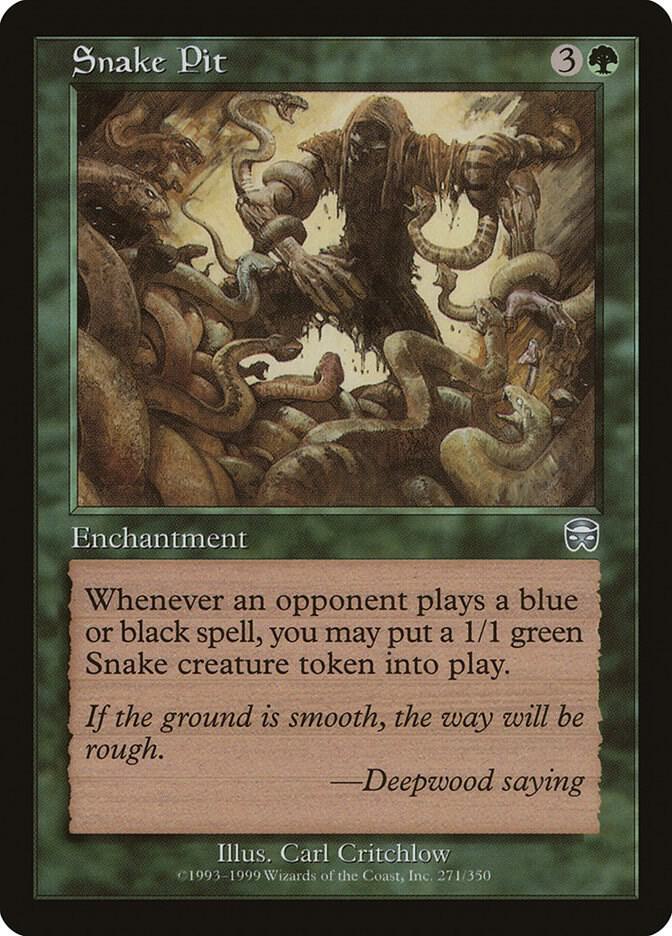 Snake Pit 271 card from Mercadian Masques