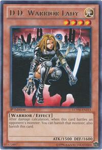 D.D. Warrior Lady LCYW-EN215 card from Legendary Collection 3: Yugi's World