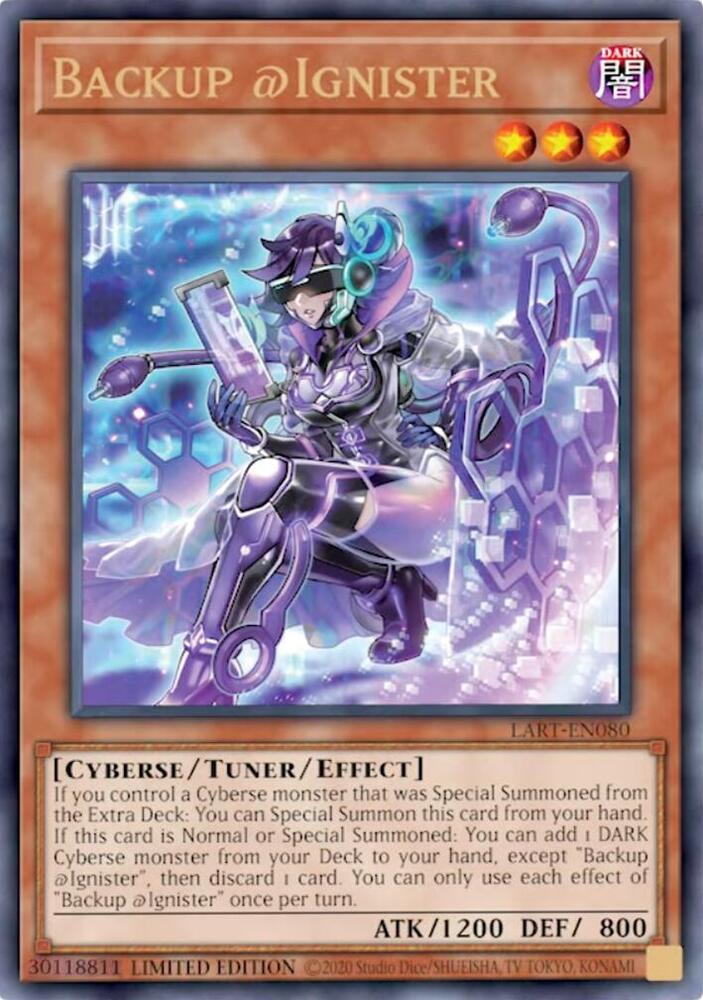Backup @Ignister LART-EN080 card from The Lost Art Promotion