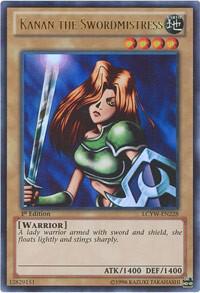 Kanan the Swordmistress LCYW-EN228 card from Legendary Collection 3: Yugi's World