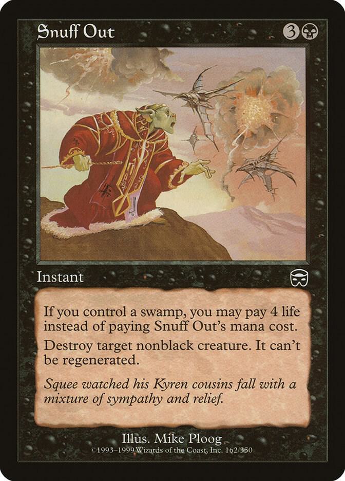 Snuff Out 162 card from Mercadian Masques