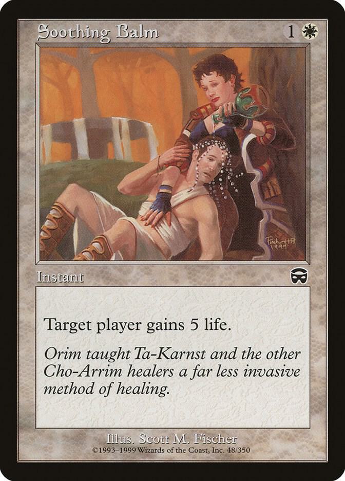Soothing Balm 48 card from Mercadian Masques