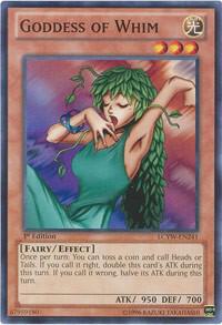 Goddess of Whim LCYW-EN241 card from Legendary Collection 3: Yugi's World