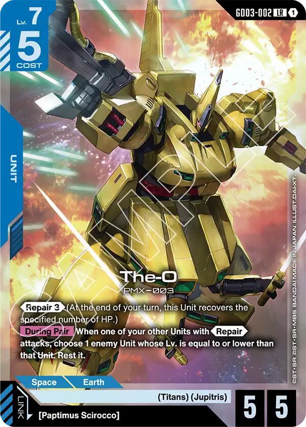 The-O GD03-002 card from Steel Requiem