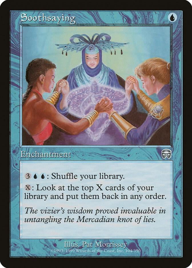 Soothsaying 104 card from Mercadian Masques