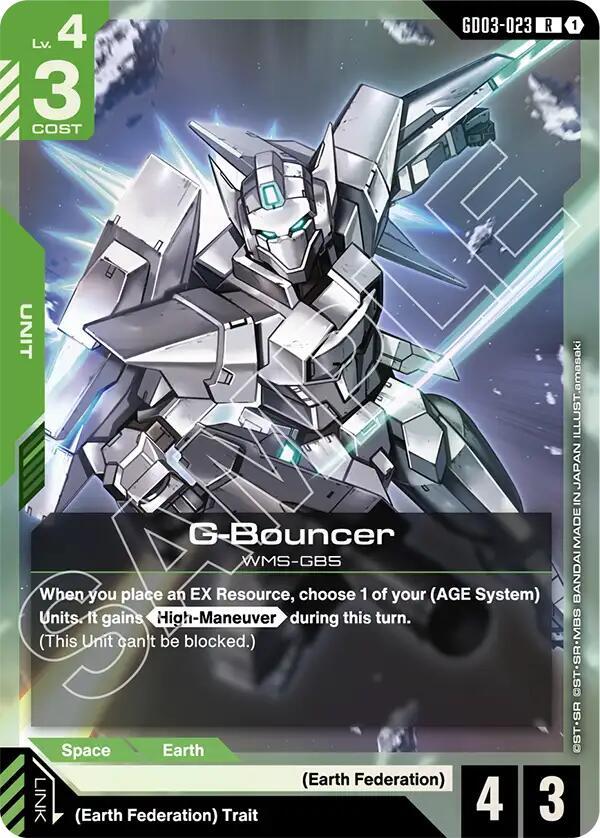 G-Bouncer GD03-023 card from Steel Requiem