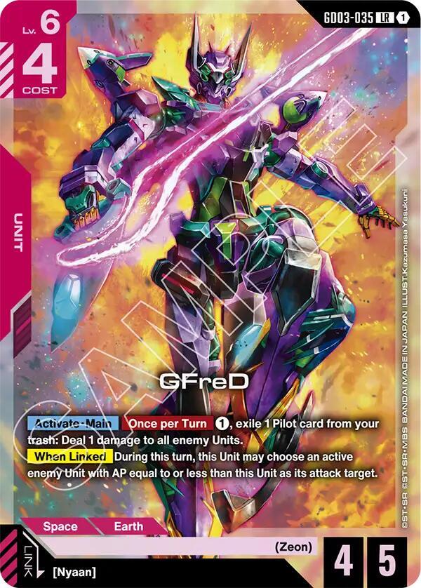 GFreD GD03-035 card from Steel Requiem