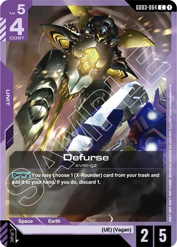 Defurse GD03-064 card from Steel Requiem