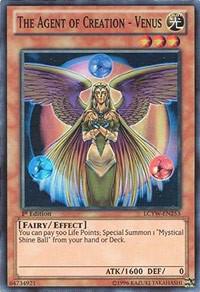 The Agent of Creation - Venus LCYW-EN253 card from Legendary Collection 3: Yugi's World