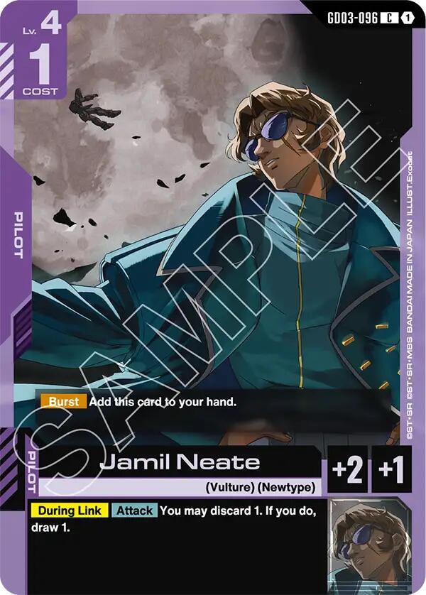 Jamil Neate GD03-096 card from Steel Requiem