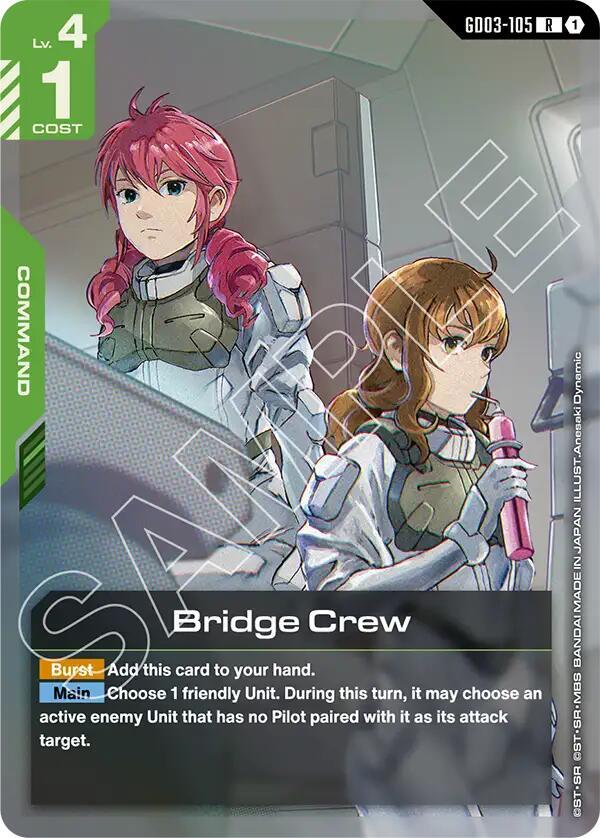 Bridge Crew GD03-105 card from Steel Requiem