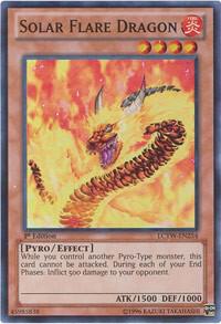 Solar Flare Dragon LCYW-EN254 card from Legendary Collection 3: Yugi's World