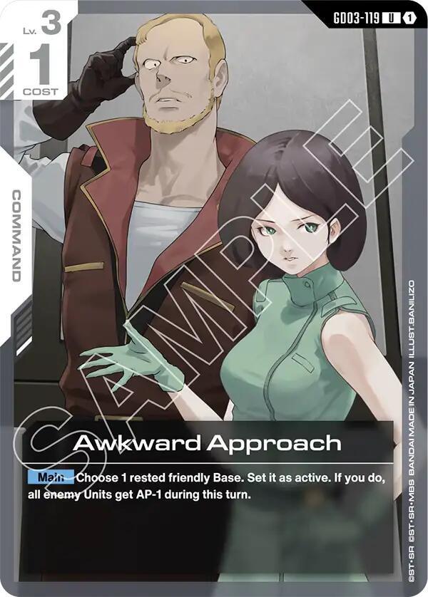 Awkward Approach GD03-119 card from Steel Requiem