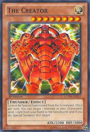 The Creator LCYW-EN257 card from Legendary Collection 3: Yugi's World