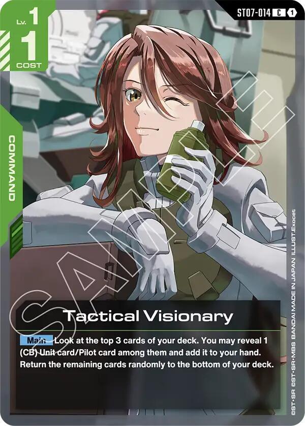 Tactical Visionary ST07-014 card from Starter Deck 07: Celestial Drive
