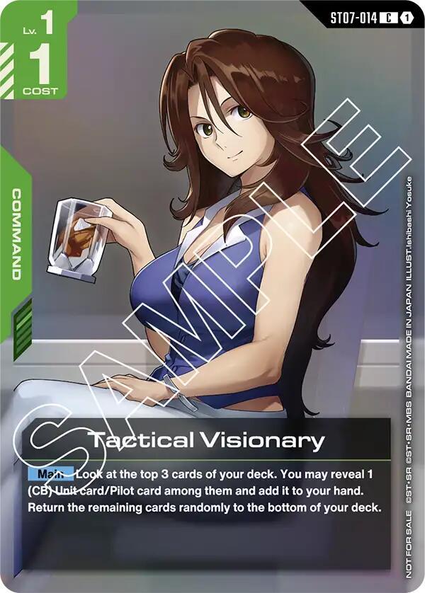 Tactical Visionary (Store Tournament Participant Pack 03) ST07-014 card from Gundam Promotional Cards