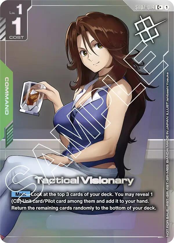 Tactical Visionary (Store Tournament Winner Pack 03) ST07-014 card from Gundam Promotional Cards
