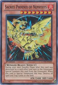Sacred Phoenix of Nephthys LCYW-EN259 card from Legendary Collection 3: Yugi's World