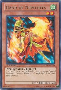 Hand of Nephthys LCYW-EN260 card from Legendary Collection 3: Yugi's World